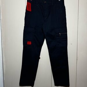 HUGO Men's Dark Cargo Pants